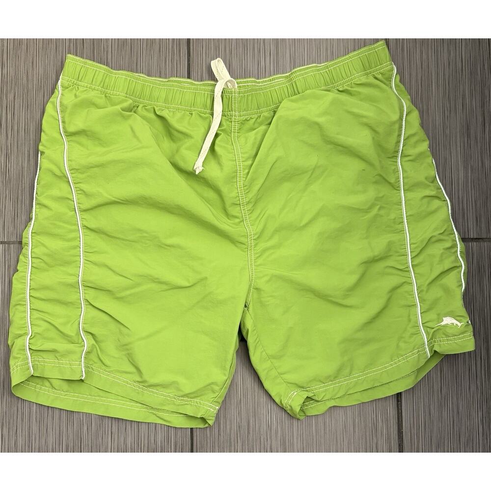 Tommy Bahama Relax Men's Swim Trunks Size XL Green Brief Lined